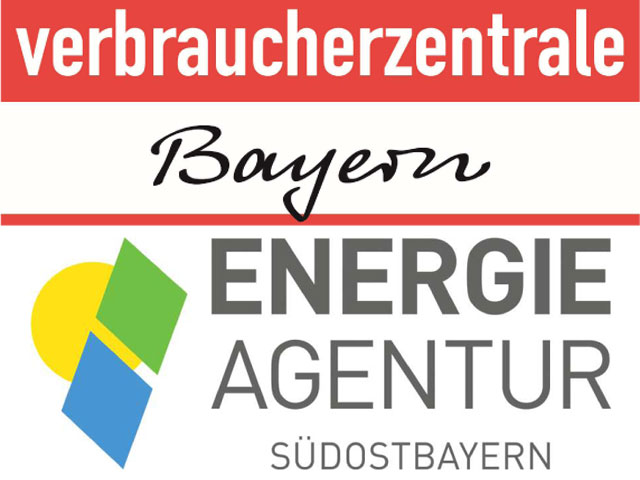 Logo Verbraucherzentrale Bayern und Energieagentur Südostbayern