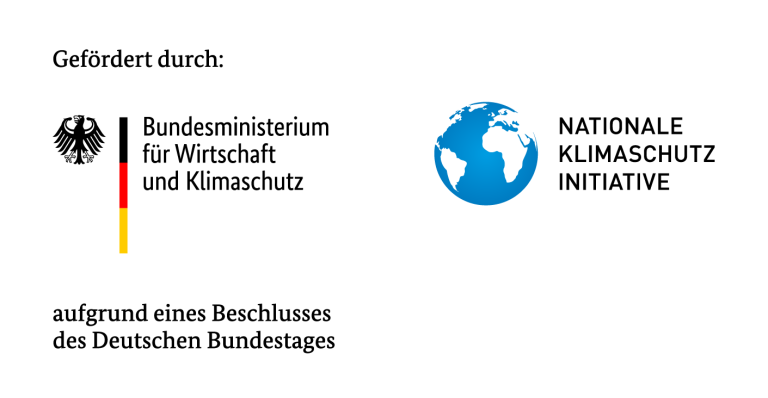 Logo Bundesministerium für Wirtschaft und Klimaschutz sowie Nationale Klimaschutz Initiative